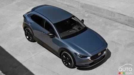 2021 Mazda CX-30, from above